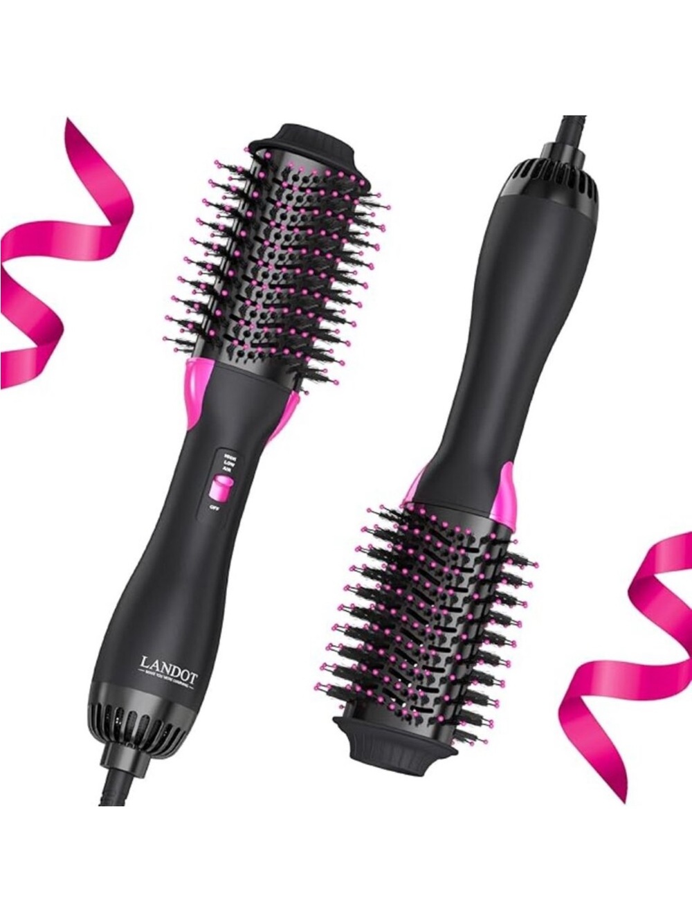 Landot Hair Blow Dryer Brush 4 in 1 Step Hot Air Brush NEW IN SEALED BOX
